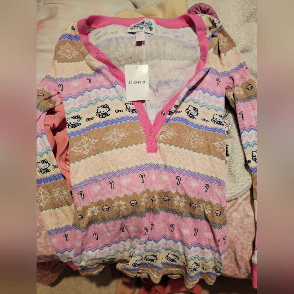 Hello kitty forever 21 christmas romper